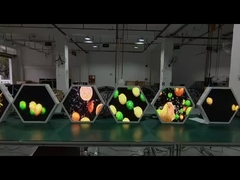 Шестоугольный светодиодный экран Специальное оформление Настройка полноцветного светодиодного экрана