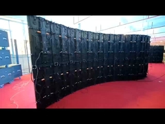 Аренда светодиодного экрана P4.81mm Сцена Внешняя аренда светодиодного экрана портативный 500 * 500 / 1000 мм шкаф