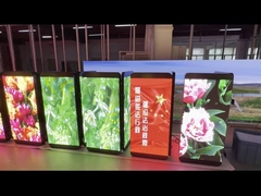 Наружный световой экран с световым полюсом