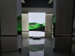 Двусторонний светодиодный дисплей, 3-секционный складной плакат, светодиодный дисплей