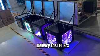 Смотреть: Светодиодный дисплей для коробки доставки P2.5 Светодиодный экран для доставки на вынос