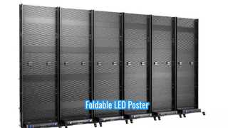 P2.5 Складной светодиодный экран для плакатов для внутренней рекламы