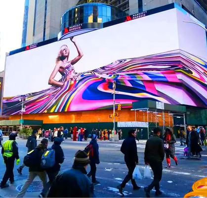 Pole Support Outdoor LED Displays Panel P10 SMD Led Screen ODM