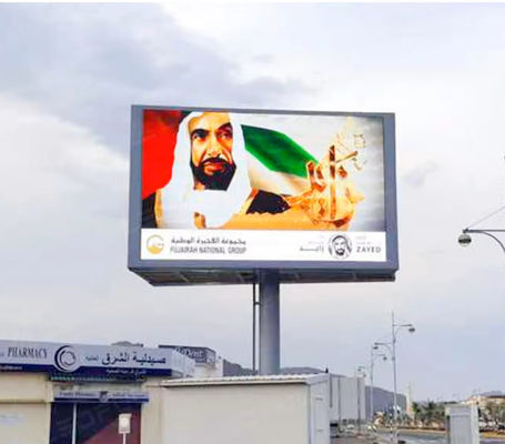 1R1G1B Dip346 P16 Led Billboard Advertising Display Outdoor Custom