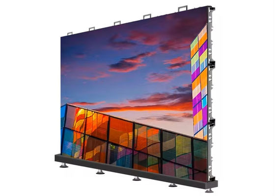 Lightweight Stadium Perimeter Cob Rental Led Display Assembly 14bits