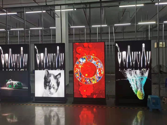 IP65 Waterproof Outdoor Light Box Poster P3 Smart Led Poster Display 768x1920