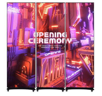 1R1G1B Slim Outdoor Led Poster Screen Display Mirror Screen OEM