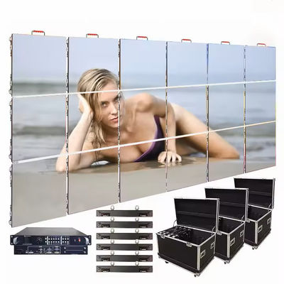 Diecasting Indoor Rental Led Display Screen P3.91 500x1000 For Stadium