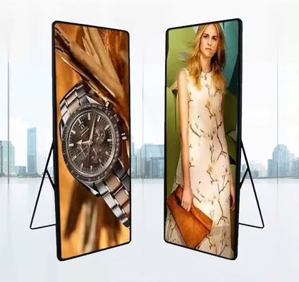 P1.53 led poster Vertical Movable indoor Slim Led  Poster Display