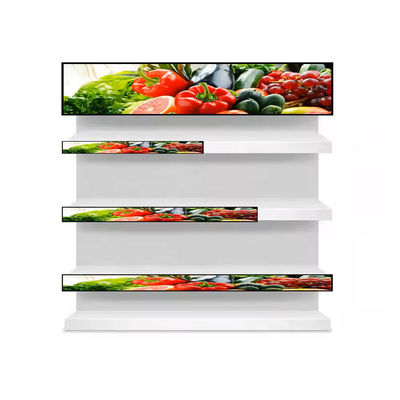 24V Supermarket Electronic Shelf Led Display Screen 480x60mm OEM