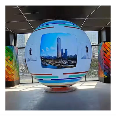 Flexible Dome Spherical Led Display Balls Screen Panel 1M 2M 2.5M 3M For Museum