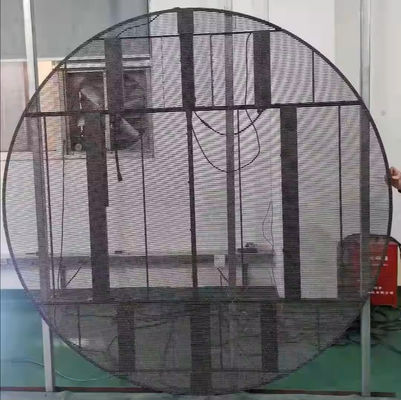 ODM Outdoor Advertising Screen Round Transparent P3 Led Panel 3840HZ