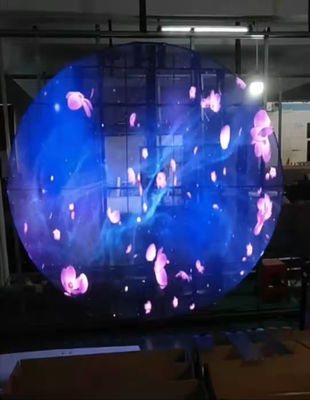 ODM Outdoor Advertising Screen Round Transparent P3 Led Panel 3840HZ