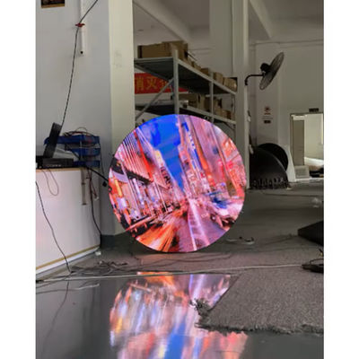 Commercial 5500cd Outdoor Logo Sign Logo Flexible Led Screen Panel Display Round