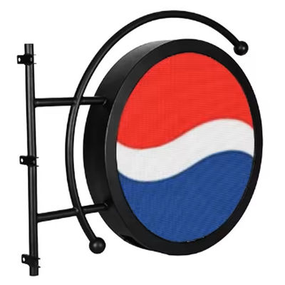 Commercial 5500cd Outdoor Logo Sign Logo Flexible Led Screen Panel Display Round
