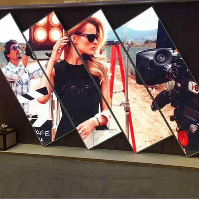 Portable LED Poster Screen 1920X640mm with Die-casting Aluminum Cabinet Material