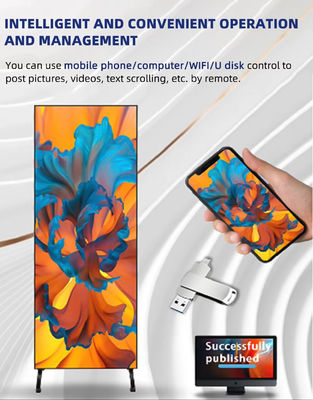 Led Display Poster P2.5 Smart Advertising Indoor Led Poster Display