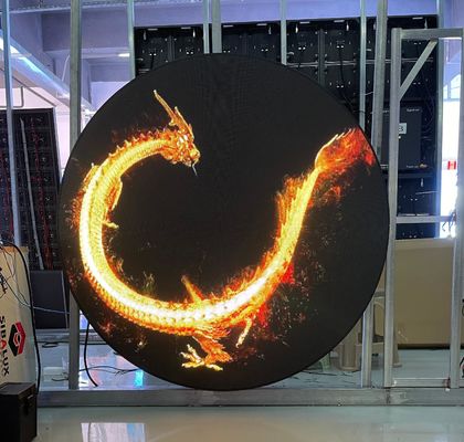 Logo Sign Circle Round LED Display Diameter 1.5 M LEDdisplay