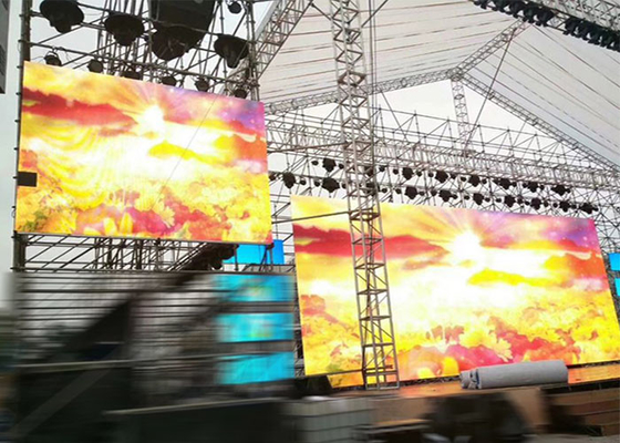 High Resolution P3.91 Outdoor LED Display Screen 500x500mm LED Video Wall Panel